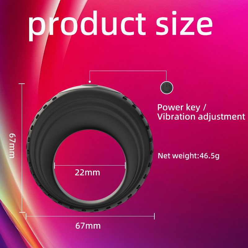 App Controlled Men’s Vibrating Delay Ring Rechargeable Sex Toy - 160 - Image 5